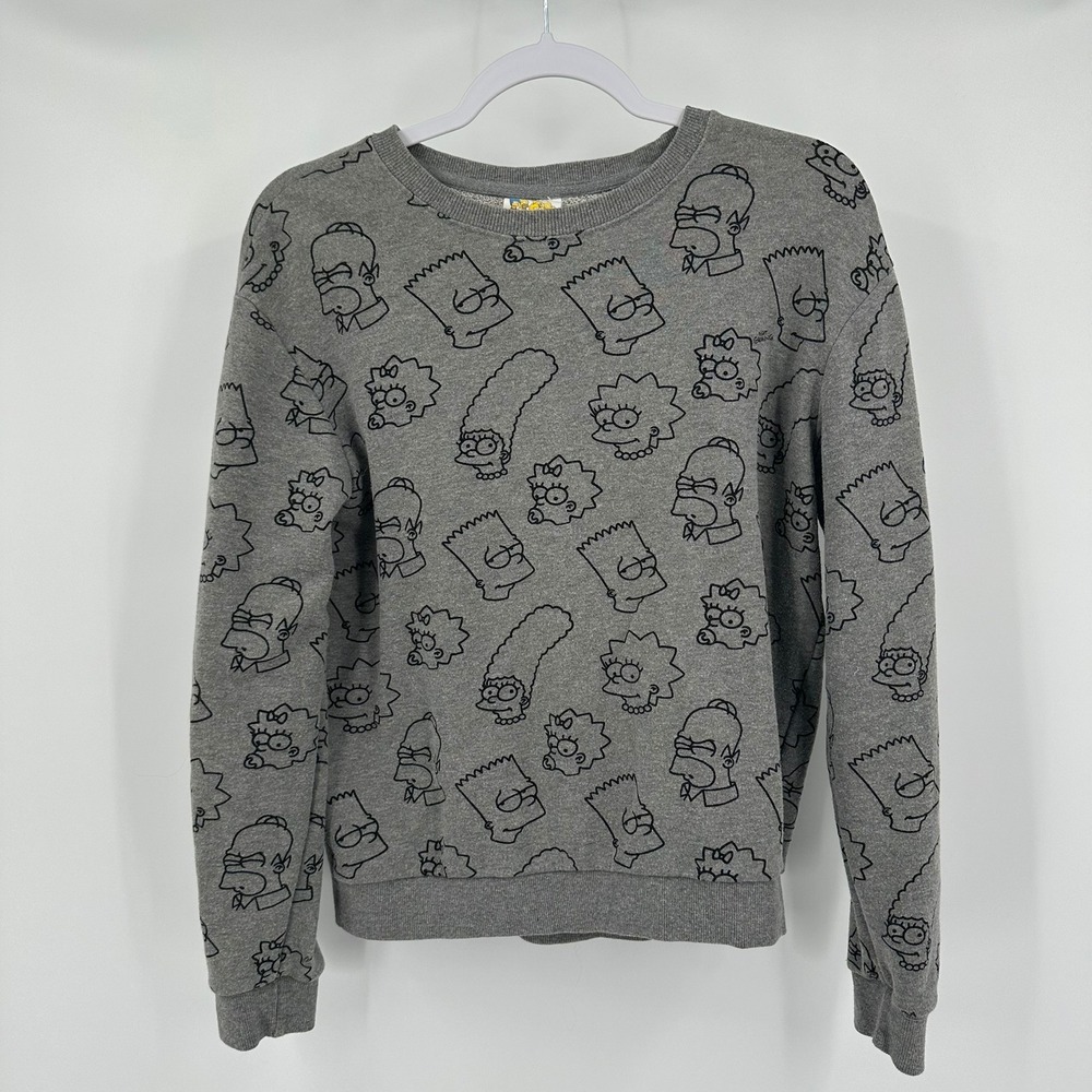 Forever 21 Womens Y2K‎ Simpsons Cartoon Graphic Sweatshirt Size L Pop Culture